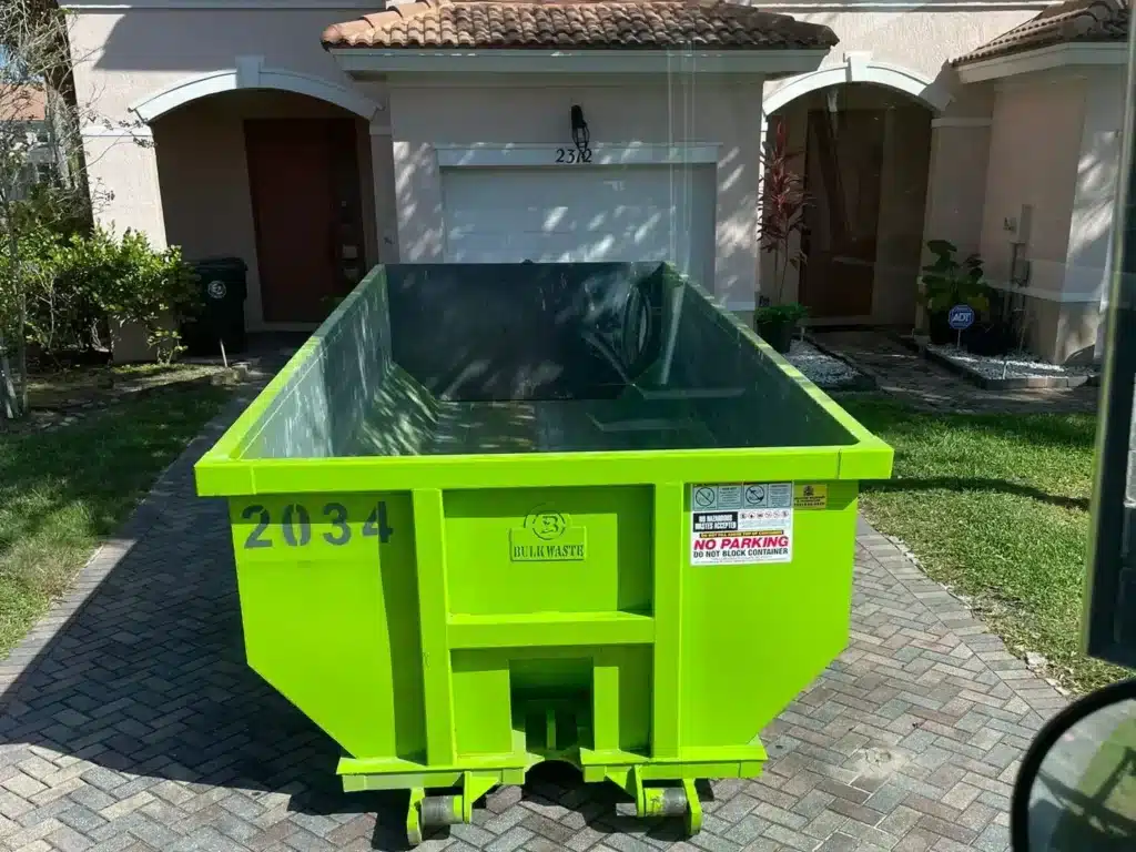 roll-off dumpster 20-yard